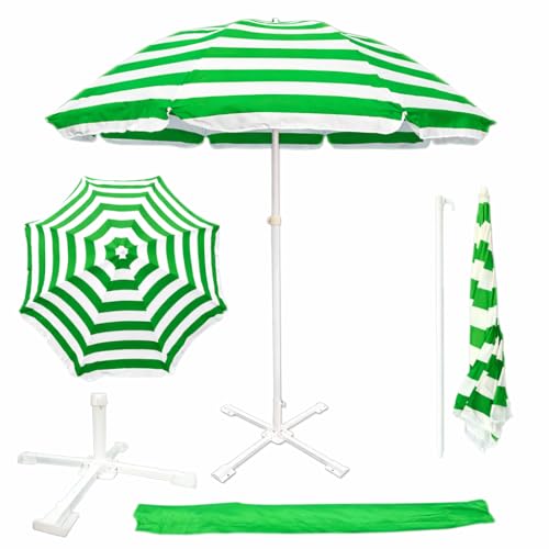 7 Feet Heavy Duty Garden Umbrella Big Size Waterproof UV Protecte...