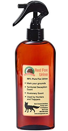 Set of 2 Just Scentsational FU-8 Red Fox Urine for Gardens, Hunters, and Trappers, 8 oz with Trigger Sprayer