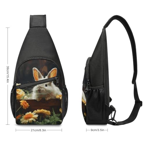 Mochila tipo bandolera liviana para viaje y senderismo miniatura 2