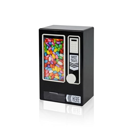 YOBRO Süßigkeitenautomat, süßer Wending Machine für den Schreibtisch, manuelle Süßigkeitenmaschine, Geburtstags- und für Mädchen, Freunde (Dark)