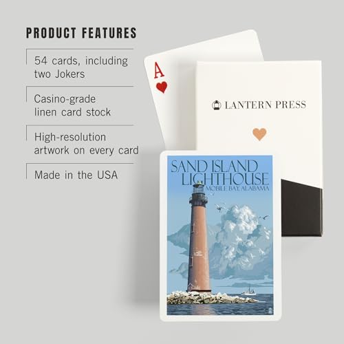 Baraja Póker Sand Island Lighthouse 52 cartas miniatura 3