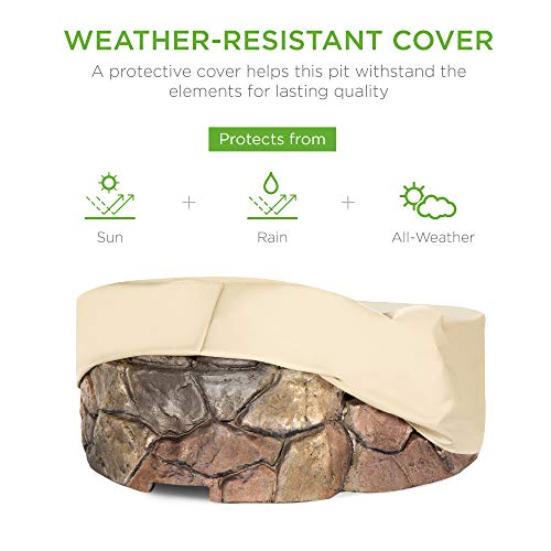 Best-Choice-Products-30000-BTU-Gas-Fire-Pit-for-Backyard-Garden-Home-Outdoor-Patio-wNatural-Stone-Propane-Hose-Handle-Cover