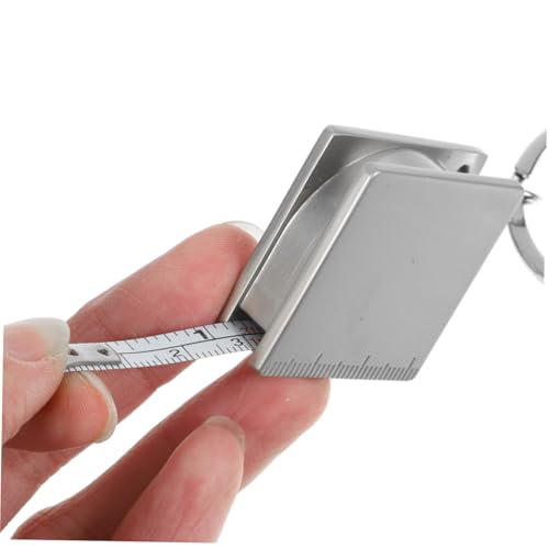 Cinta métrica mini retráctil con llavero 1m metálica miniatura 4