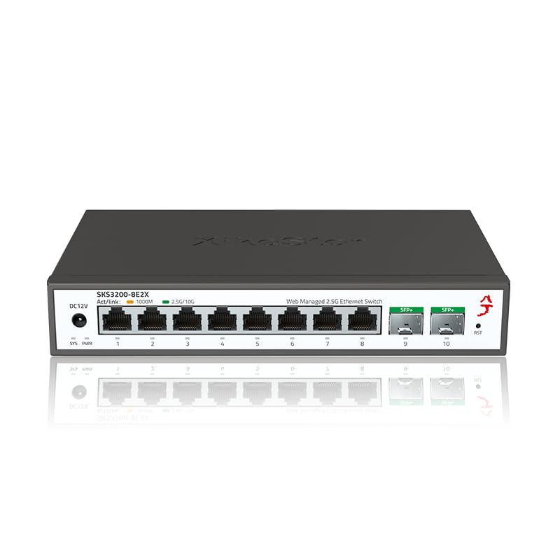 Switch Ethernet 8 Puertos Marca XikeStor