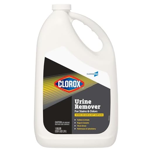 CloroxPro Urine Remover for Stains and Odors Refill, 128 Ounces (Package May Vary)