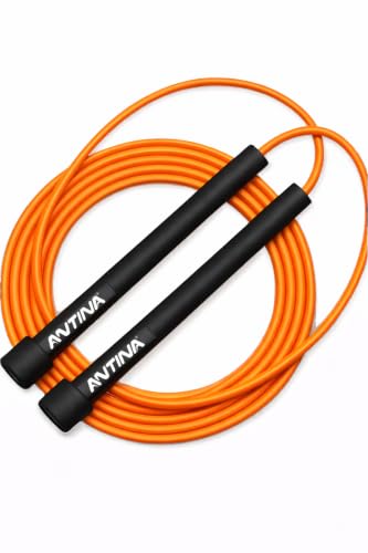 Image of Worldwide Adjustable Skipping Rope for Men & Women Speed Jump Rope for Exercise, Gym, Sports & Fitness (Orange)