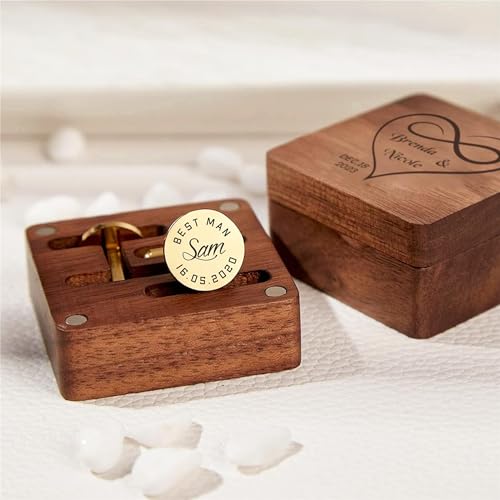 JUPPE Father of The Bride Cuff Links Tie Bar Set Personalized Wedding Cufflinks Gift for Dad Groom Father Husband3