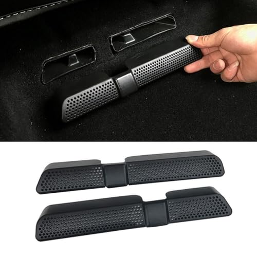 Homeponnew 2 rejillas de aire acondicionado para Ateca, paquete de 2 unidades 2018 de aire de plástico, fácil instalación, no se necesitan herramientas, sin efecto en el flujo