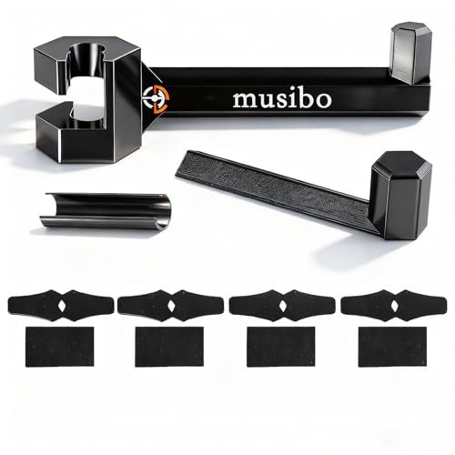 Musibo Upgraded Bow Hanger for Truck Portable Bracket,2025 New Thickened Universal Compound Bow Headrest Holder for Vehicle Storage and Hunting Transport (Black)