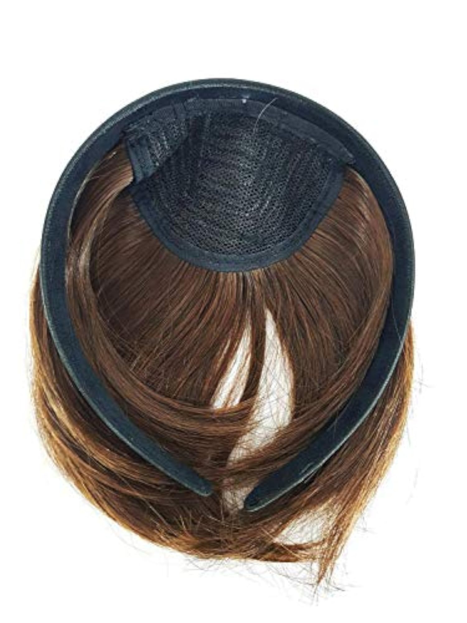 Front Bang Fringe with Headband and Messy Juda Combo