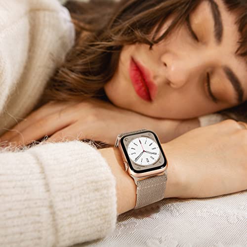 Image of 4 Pack Stretchy Solo Loop Compatible with Apple Watch Bands 38mm 40mm 41mm 42mm 44mm 45mm 46mm 49mm Women Men, Sport Nylon Elastic Straps Wristbands for iWatch Series 11 10 9 8 7 6 5 4 11 Ultra /SE 3 2