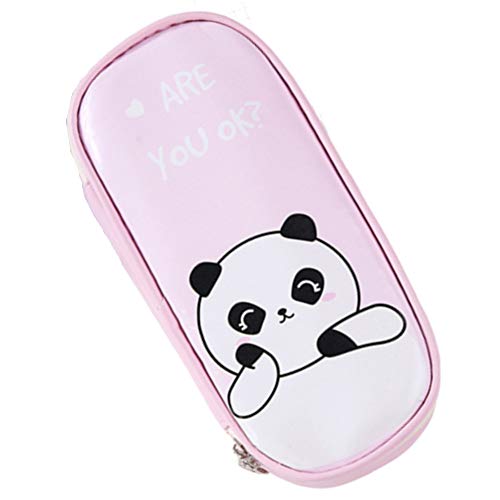 Preisvergleich Produktbild KunLS Federmappe Mädchen Federtasche Federmappe Süßes Federmäppchen Federmäppchen Für Mädchen Im Teenageralter Pusheen Federmäppchen Bleistiftbeutel Für Mädchen Light pink