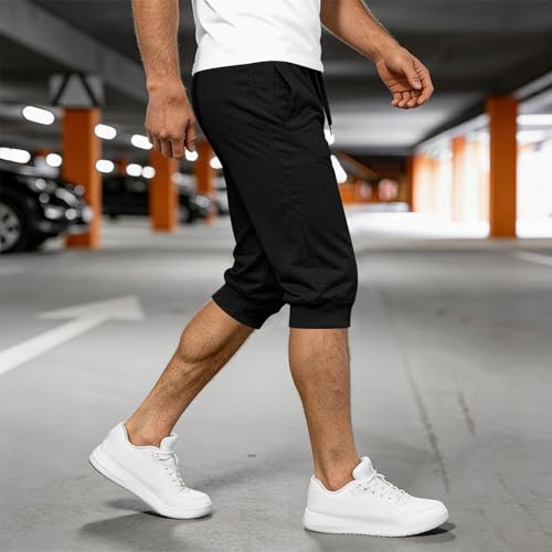 Shorts largos elásticos para hombre JOAU miniatura 3