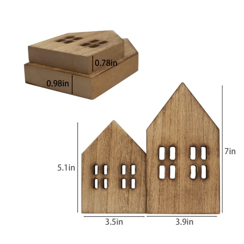 Generichouseshapedwoodensignblockfarmhousehomesigntieredtraydecorsmallbrown  Urban Country Home Decor Generic house shaped wooden sign block farmhouse home sign tiered tray decor small brown  urban country home decor