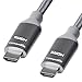 Produktbild AmazonBasics Geflochtenes Hochgeschwindigkeits-HDMI-Kabel, Hellgrau, 3 m