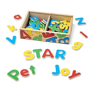 Toy Magnetic Wooden Alphabet Book