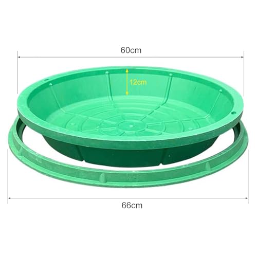 Solutions de Drainage Extérieur : Couvercle de Regard Encastré Rond 60 cm