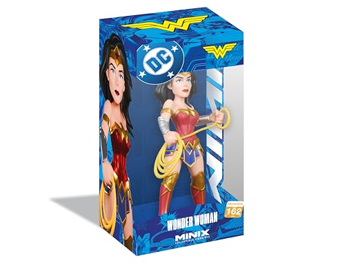 MINIX Bandai Figura de colección 12cm - DC - Wonder Woman - Coleccionables para Exhibición - Idea de Regalo - Juguetes para Niños Y Adultos - Fans De DC (MN21161)