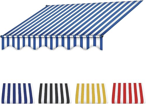 Toldo de repuesto para patio de 2,5 m: disfrute del jardín con esta lona impermeable gris