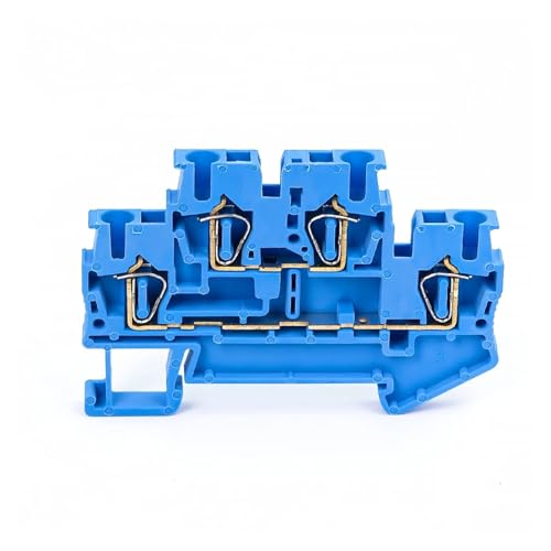 Conector eléctrico de doble capa STTB-2.5 para ahorrar espacio en riel DIN