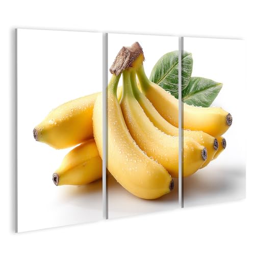 Tableau sur toile bananes pour une cuisine moderne et lumineuse en 3 pièces