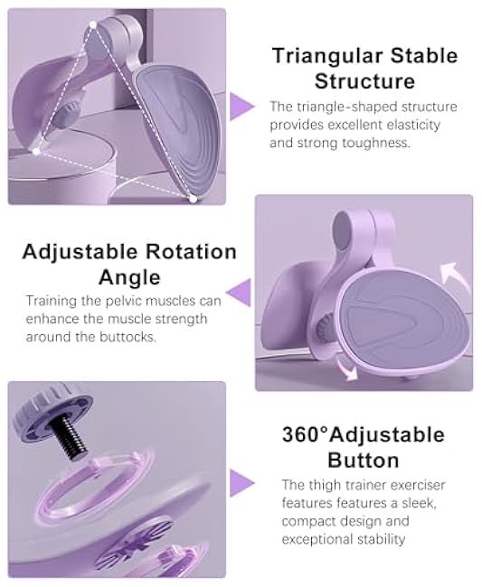 Hip Trainer Kegel Exerciser, Pelvic Floor Trainer, Inner Thigh Exerciser for Women, Pelvic Floor Muscle Exercise Devices