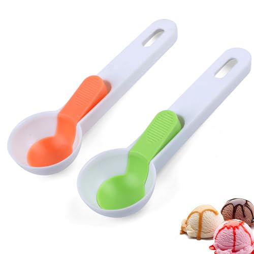 2pcs Versatile Ice Cream Scoops with Trigger, Melon Baller, and Cookie Scoops for Baking - Small Ice Cream Scoop, Potato Scoop,Cookie Dough Scoop，Meatball Maker，Mash Potato Scoop