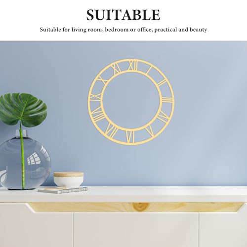Reloj de Pared Espejo Redondo con Números Romanos miniatura 5