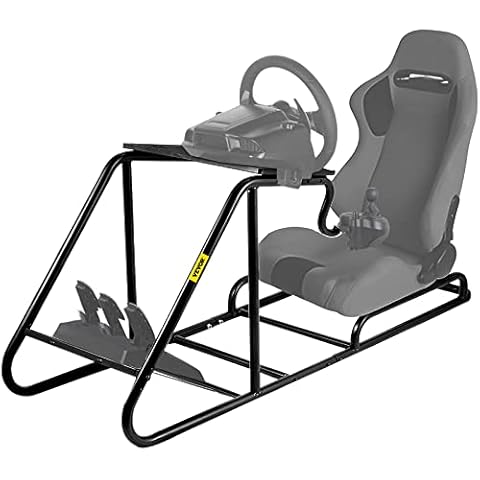 VEVOR Soporte para Volante Asiento para Simulación de Conducción Racing Simulator Simulador de Conduccion PS4 Completo Simulador Cabina Playseat PS2 PS3 PS4 XBOX XBOX 360 PC MAC G29 G920 (Sin Asiento) Cover