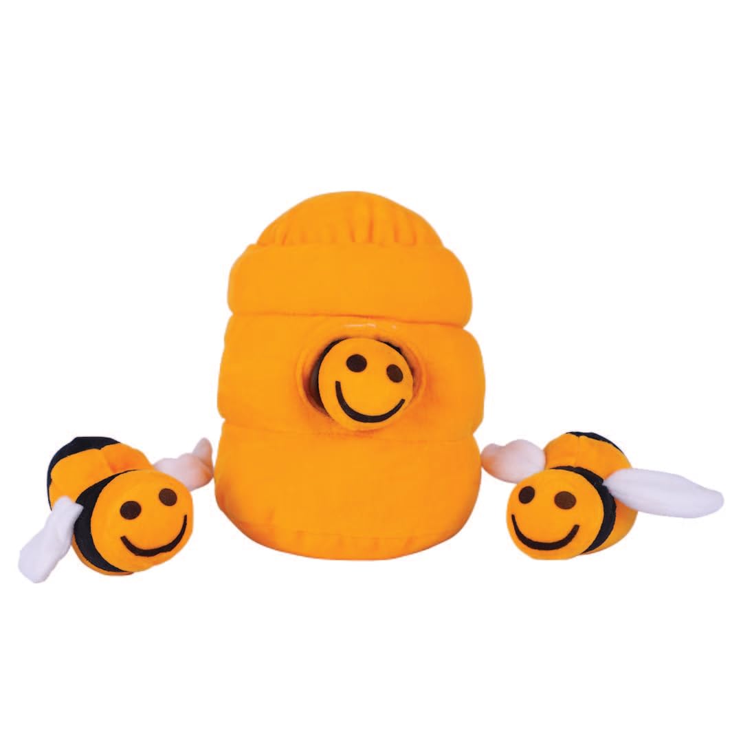 Self Lub 2 in 1 Beehive Puzzle Plush Toy with 3 Detachable Bees for Dogs | Animal Soft Toys | Stuff Toy (B0D9Y31MWZ) Amazon Price History, Amazon Price Tracker