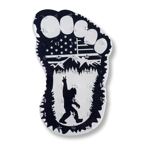 devembr Snowboard Stomp Pad for Bigfoot Lovers, Funny Stomp Pads