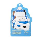 TONYMOLY x Squishmallows Cam Eye Mask – 2025 Holiday Edition Hydrating Under-Eye Patches with Coconut Extract – Brightening, Soothing, and Moisturizing Skincare Gift for Tired Eyes