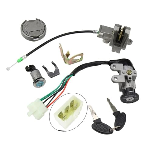 Clé de verrouillage de commutateur d'allumage抗 étanche avec bouchon de gaz Roketa 49cc
