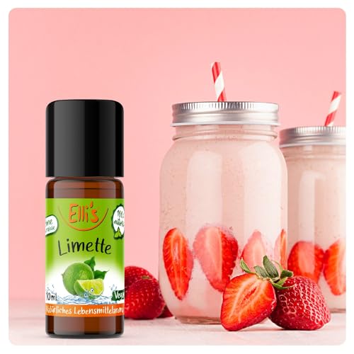 Ellis Aromen Pfefferminze NATÜRLICHES Lebensmittelaroma | Aromakonzentrat aus 100 % Veganen und Natürlichen Ursprung | Für Speisen & Getränke | 10 ml