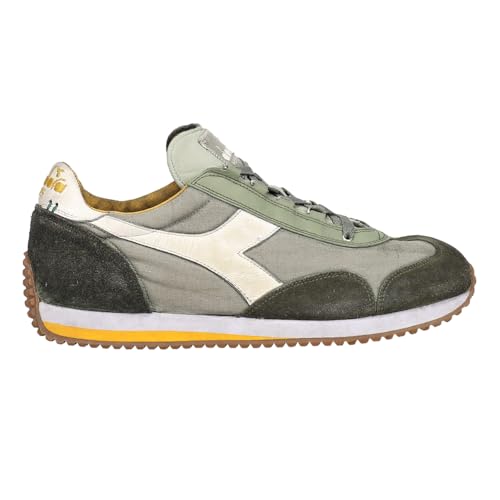 Diadora Mens Equip H Dirty Stone Wash Evo Lace Up Sneakers Shoes Casual - Green