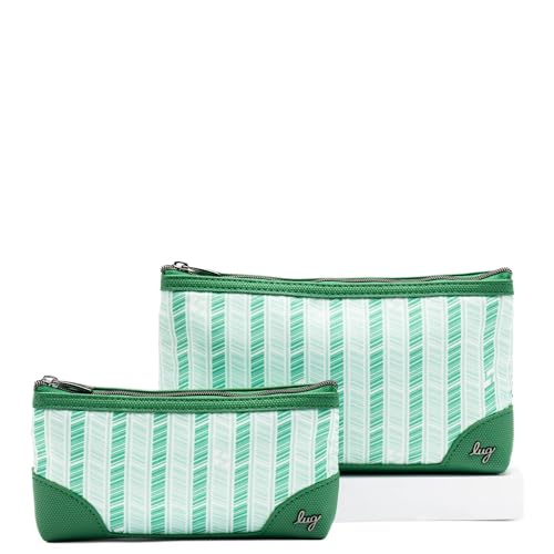 Tootle 2pc Zip Organizers, EMERALD GREEN