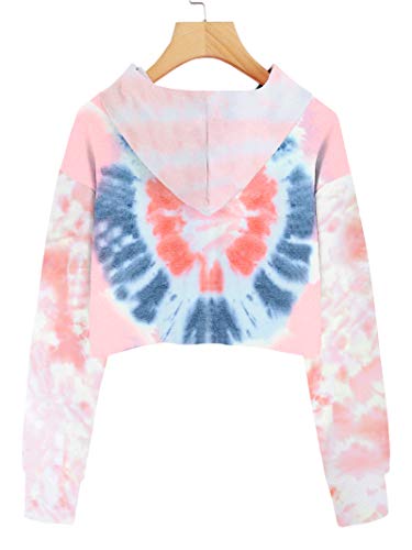 Image of Imily Bela Kid Crop Tops Girls Hoodies Plaid Long Sleeve Fashion Sweatshirt
