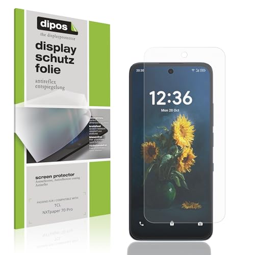 dipos I 4x Protection ecrán mat compatible avec TCL NXTpaper 70 Pro Films de protection d'écran
