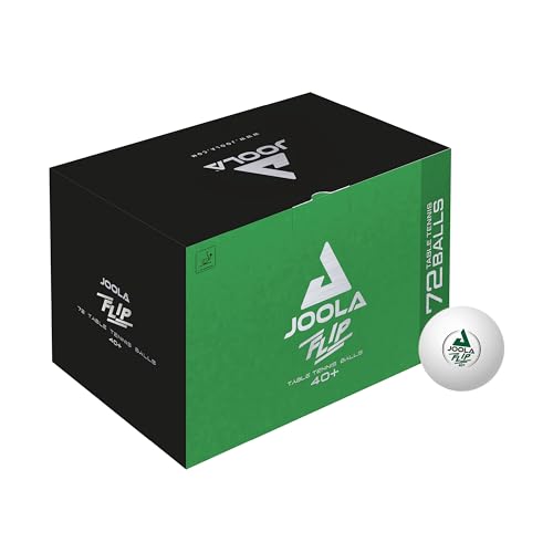 Balles de tennis de table JOOLA Flip 40+ blanches pour adulte en taille unique