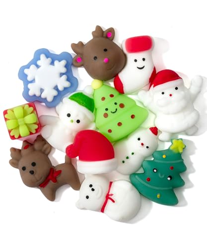 Mr. Pen- Christmas Squishy Toys, 12 pcs, Holiday Squishies, Christmas Squishies for Kids, Squishies Christmas