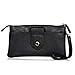 Herren Leder Handgelenktasche Schwarz, Herrenhandtasche Leder Männertasche Damen Leder Portemonnaie Reise Brieftasche Wallet Handgelenk Tasche Wristlet-Tasche Clutch Handytasche Geldbörse Handtaschen