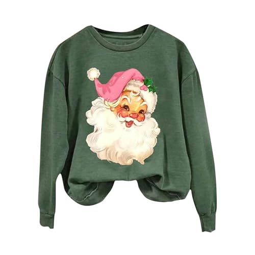 Weihnachtspullover schwanger,weihnachtskleid Damen Strick,Fleece Pullover Damen,weihnachtspulli Damen Baumwolle,Basic Hoodie,Shirtjacke...