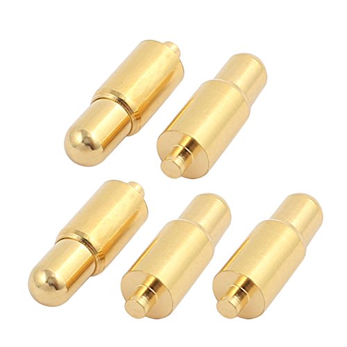 Aexit 5Pcs P1319 Testers 15.5mm Lenght Spring Loaded Contact Testing Test High Current Multi Testers Probe Terminal