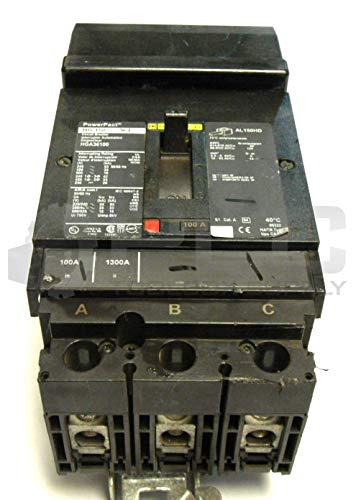 Square D HGA36100 I-Line Circuit Breaker 3 Pole 100 Amp 480 Volt cover