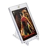 Ftrche Magnetic Trading Card Holders with Adjustable Display Stand, 35pt Hard Case, Card Protectors and Sleeves for Sports Cards