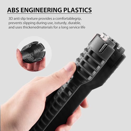 8 in 1 Adjustable Faucet Wrench, Multi-Functional Sink Tool with Comfortable Grip, Plumbing Spanner for Tight Spaces, Tap Tool for Bathroom & Kitchen Repair 4 8 in 1 Adjustable Faucet Wrench, Multi-Functional Sink Tool with Comfortable Grip, Plumbing Spanner for Tight Spaces, Tap Tool for Bathroom & Kitchen Repair - Image 4