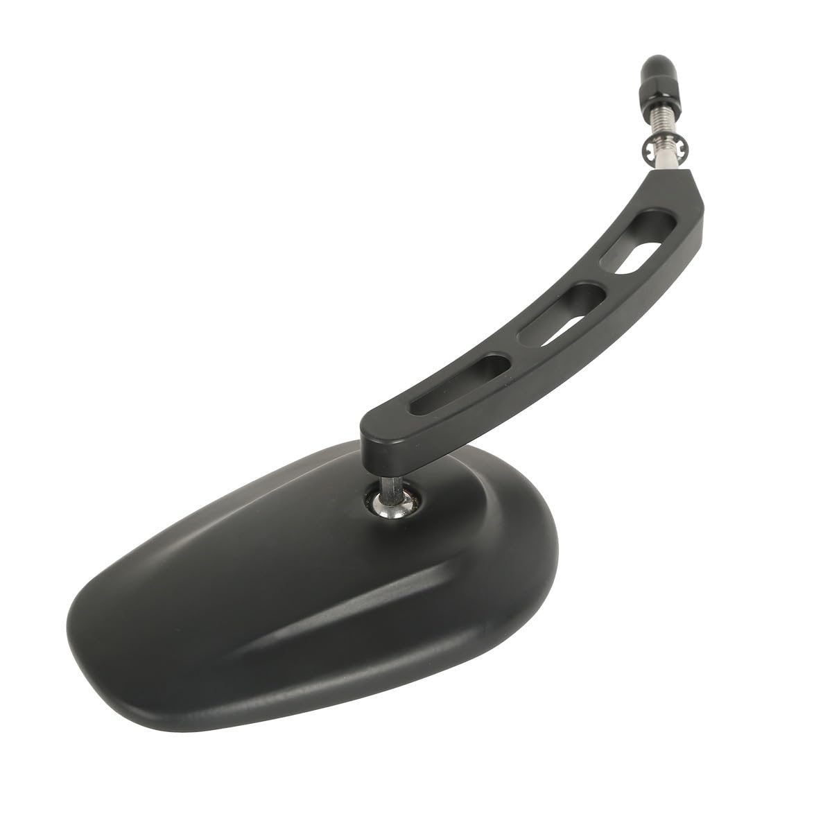 Moto 8mm Rétroviseur Adapté pour Harley Davidson Touring Softail FL Dyna Sportster 883 Noir mat