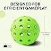 Pro Aviana Outdoor Pickleball Balls USAPA Approved for Tournament Play 6 12 48 Packs Durable 40-Hole Design Ideal for All Skill Levels Pickleball Accessories Pickleball Balls Outdoor (Green 12 Pack)