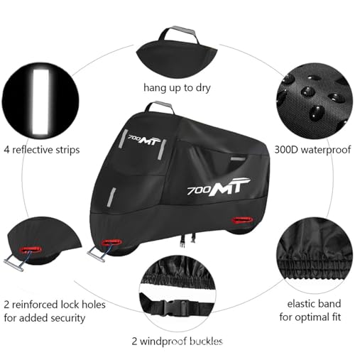 Housse de moto imperméable CF Moto 700MT bâche anti-UV robuste - 4