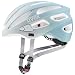 uvex True cc - Leichter Fahrradhelm für Damen und Herren - individuelle Größenanpassung - erweiterbar mit LED-Licht - papyros - peakock matt - 52-55 cm